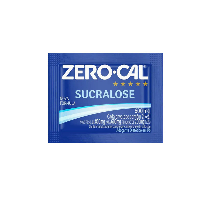 Adoçantes Sachês em pó zero-cal sucralose c/50 600mg cada